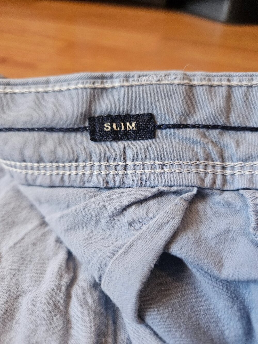 Mens American Eagle Next Level Flex gray chino shorts - Slim fit size 32 - Picture 3 of 4